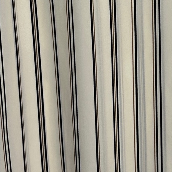 DR2 semi-sheer short sleeved tunic, size XL, polyester, stripe, office - Picture 3 of 11